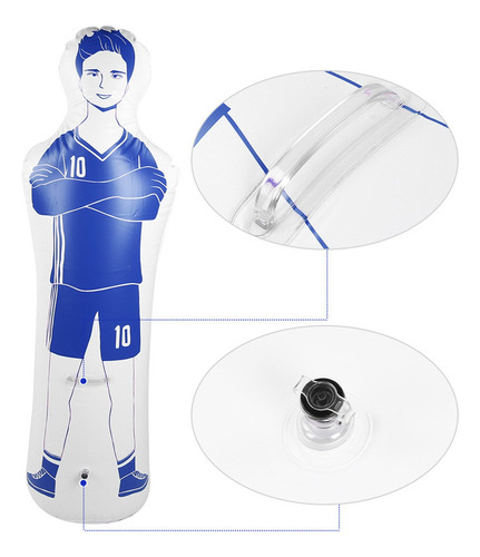 Chupete Inflable Para Entrenamiento De Fútbol, 0,35 M, Pvc