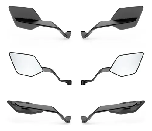 Para Alerón Retrovisor Stealth Naked Max Tipo L T, 2