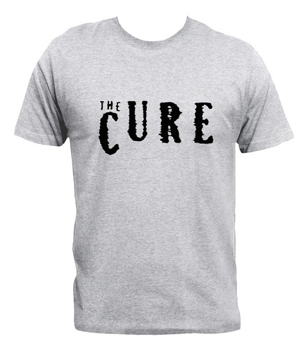 Remera The Cure Rock Logo 1 Algodón Premium