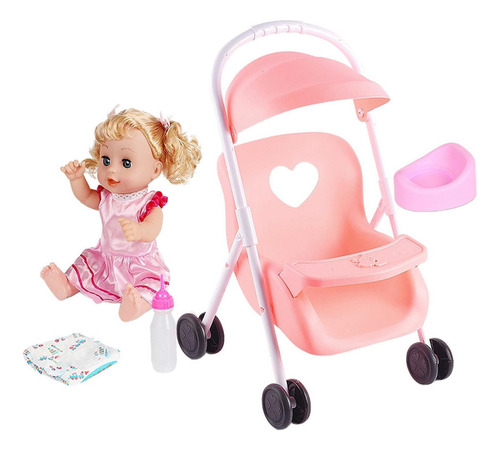 M0r Mi Primera Muñeca De Bebé Cochecito De Cuerpo Suave