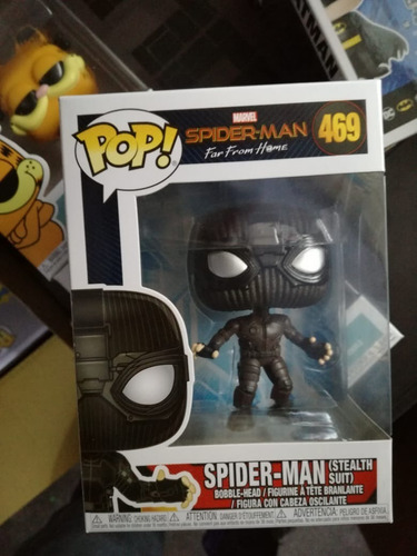 Funko Pop Spider-man Stealth Suit Pop 469 | Envío gratis