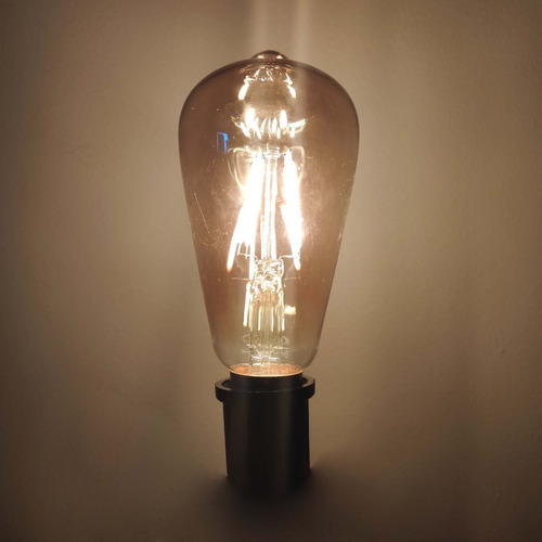 Foco Vintage Led Edison Bulbo 4w Color Luz Ambar 6 Pz Oferta