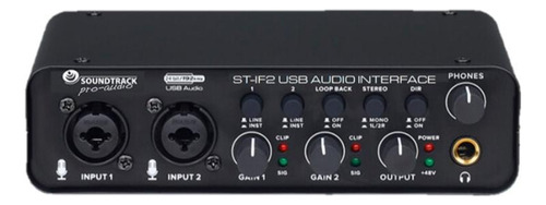 Interface Soundtrack St-if2 Usb / 2 Canales/ 24 Bits/192 Khz