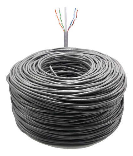 Bobina Cable Utp Cat6 305mts Con Separador Central