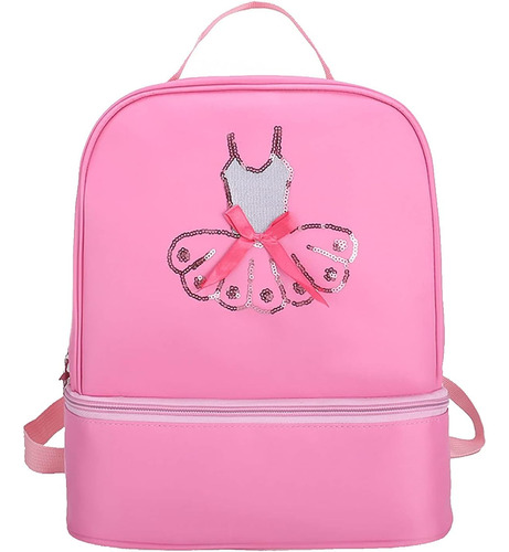 Mochila Escolar Con Diseno De Ballet Color Rosa