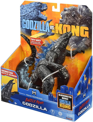 Godzilla Vs. Kong Monsterverse Muñeco Battle Roar Godzilla