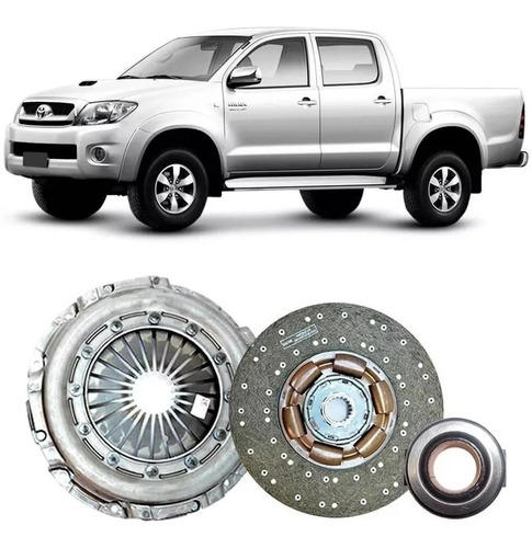 Kit Embreagem Toyota Hilux 2.5 3.0 2005 A 2016 Nova Completo