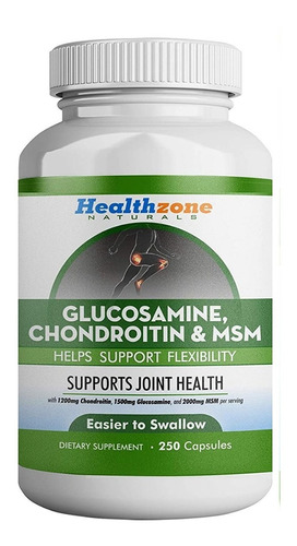 Glucosamina & Msm 2000mg - 250cap - Unidad a $1024