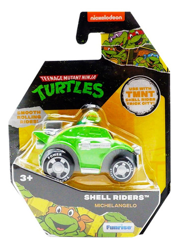 Las Tortugas Ninja Mini Vehiculo Figura Michelangelo Blister