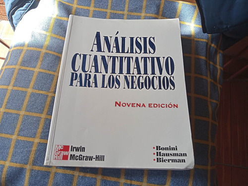 Análisis Cuantitativo Para Los Negocios