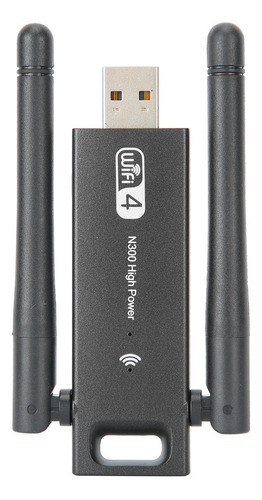 Adaptador Usb Wifi4 300mbps Antena De Alta Potencia Wifi Wif