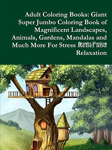 Adult Coloring Books Giant Super Jumbo Coloring Book Of Magn