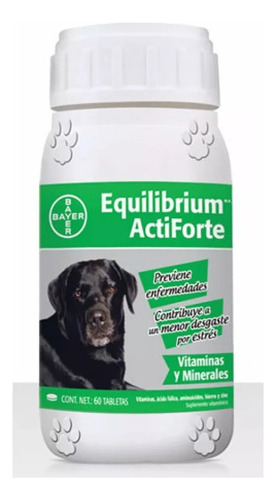 Equilibrium Actiforte, Frasco Con 60 Tabletas, Elanco