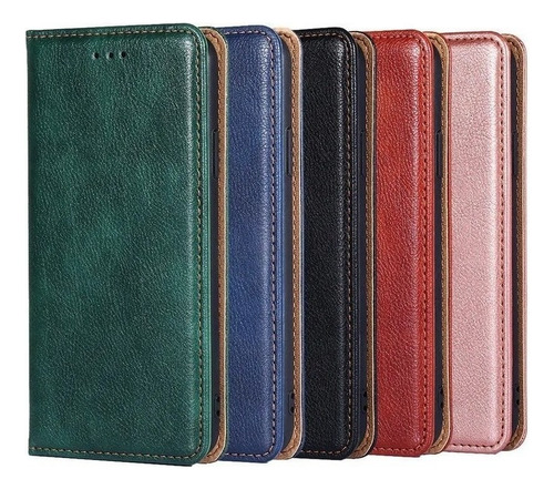 B Funda Protectora Para Motorola Carcasa Case De Cuero