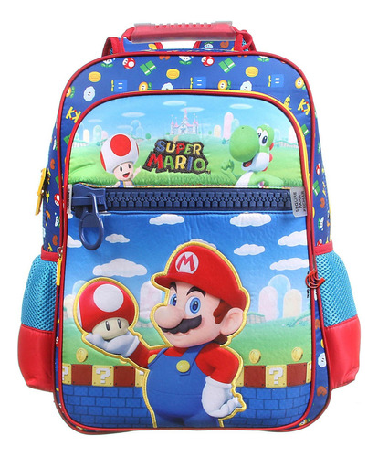 Mochila escolar juvenil original de Mario Bros Geek