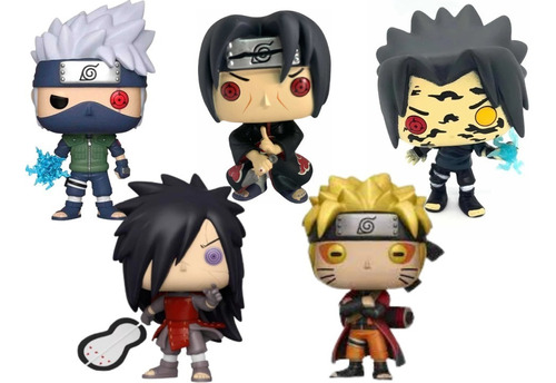 Muñeco Figura Cabezon Compatible Naruto Itachi Pop Kakashi