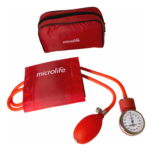 Medidor De Presión Arterial Microlife Bpag1-10 Azul Color Rojo