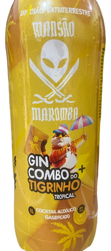 Gin Mansão Maromba Tropical Combo 1l - Do Tigrinho Sabor Frutas tropicais