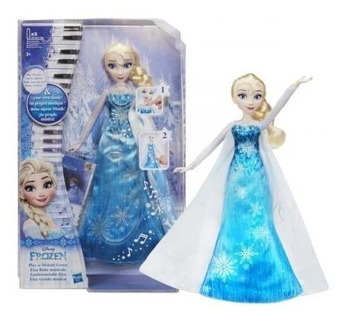 Muñeca Elsa Frozen Vestido Musical  Toca Libre Soy!