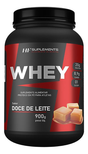 Whey Protein De Doce De Leite 900g Hf Suplements