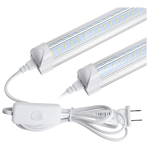 Luz De Taller Led, Luz De Garaje Led, 2 Pies 25w T8 650...