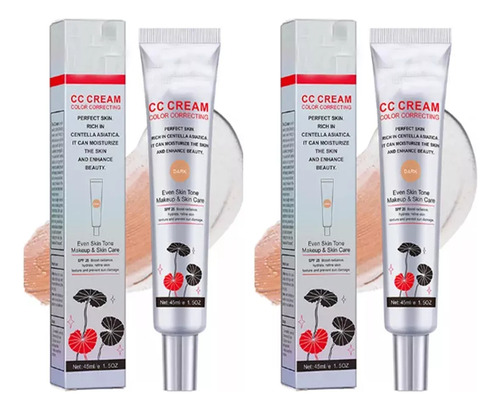 Crema 2 En 1 Correctora De Color, Para Cuidado Del Rostro