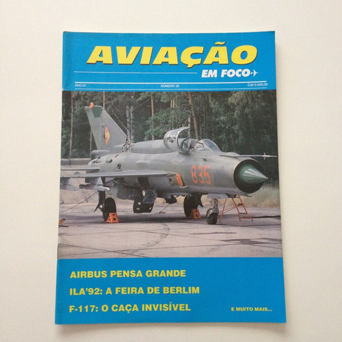 Revista Aviação Em Foco Airbus Pensa Grande Ila'92 N°29 F131