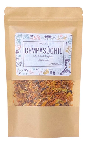 Flor Cempasuchil Premium Organica Deshid Te Infusión Vta Dir
