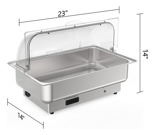 Takywep El Plato De Chafing Eléctrico Con Conjunto De Buffet