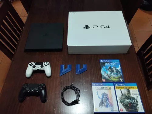 Ps4 Fat 500gb Semi-novo Com 2 Controles + 2 Jogos - Escorrega o Preço