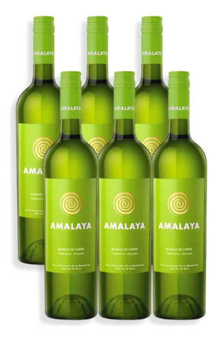 Vino Blanco De Corte Torrontés Riesling Amalaya 750ml X6u