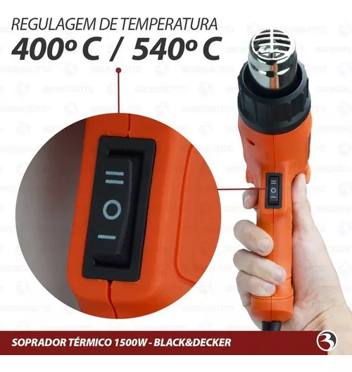 Segunda imagem para pesquisa de soprador termico black decker