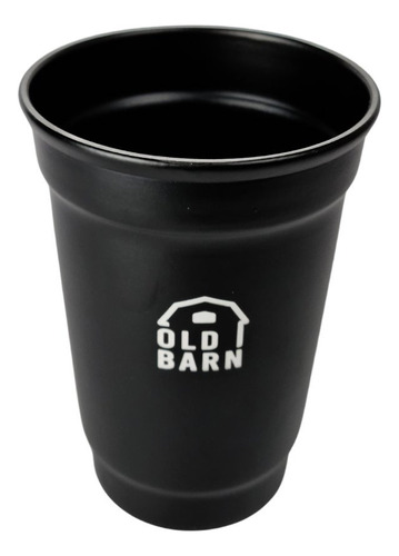Copo De Tereré Cerveja Chopp Alumínio Fosco 350ml Old Barn Cor Preto