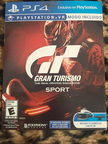 Gran Turismo Sport Ps4(100%original