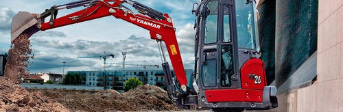 Miniexcavadora Excavadora Yanmar 2 Toneladas 1700 Kg 13 Hp