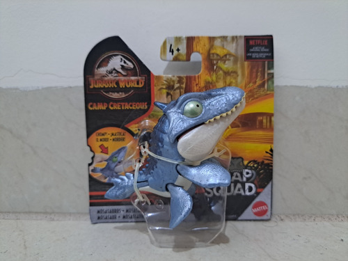 Jurassic World Mosasaurus Snap Squad Mordelones Metalix