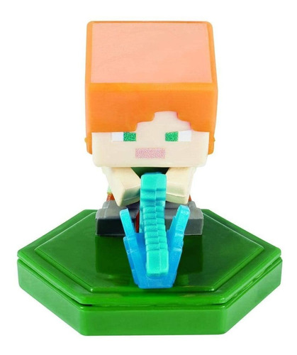 Mini Figura Minecraft Attacking Alex Mattel