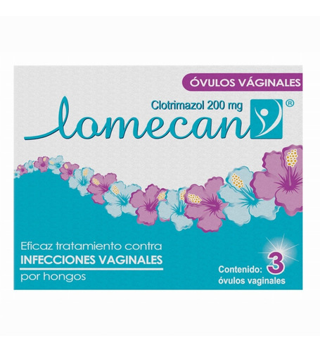 Lomecan Ovulos Vaginales Antimicotico Clotrimazol