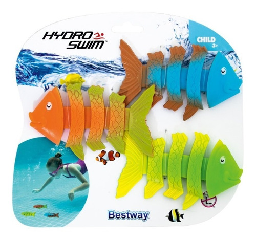 Peces Para Buceo Surtido Juego Pileta Bestway 26029