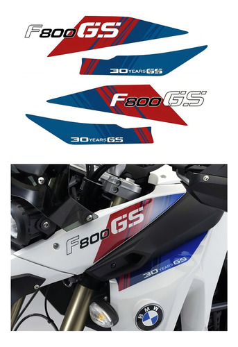 Kit Adesivos Emblema Bmw F800gs Aniversary 30 Years Ca-14197
