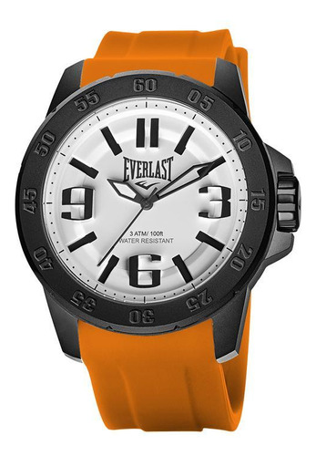 Relógio Masculino Everlast Laranja De 2 Anos E6953