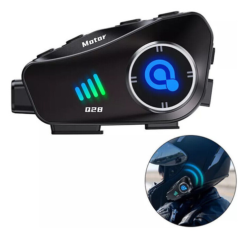 Auriculares Bluetooth Para Casco De Moto, Cámara De Salpicad