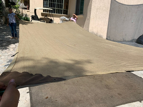 Imagen 6 de 6 de Malla Sombra 4x5 90% Sombra Beige Raschel (listaparacolocar)
