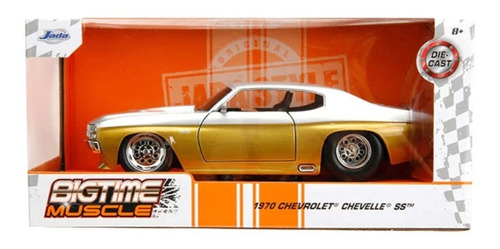 Chevrolet Chevelle Ss 1970 Jada 1:24 Color Dorado
