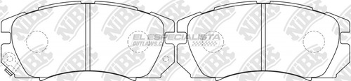 Pastillas De Freno Subaru Legacy 2.0 1995 Nibk