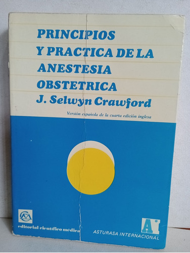 Principios Y Práctica De La Anestesia Obstetrica Crawford 