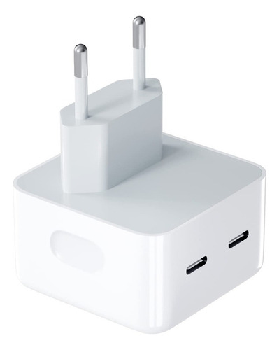 Fonte Tomada Para iPhone 11 12 13 14 Tipo C 40w Duplo Usb C