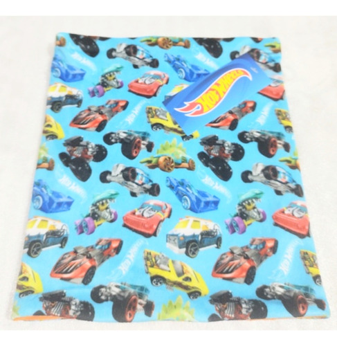 Cuello Polar Infantil Diseño Hot Wheels