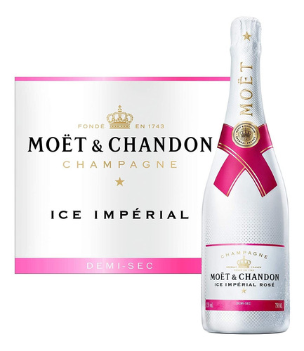 Champagne Moet Chandon Ice Imperial Rosé 750ml Demi Sec