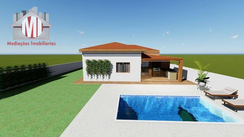 Imagem 2 de 24 de Lindo Projeto Em Construção, Com 3 Dormitórios, Piscina, Área Gourmet, Bem Localizada, À Venda, 950 M² Por R$ 360.000 - Zona Rural - Pinhalzinho/sp - Ch1004